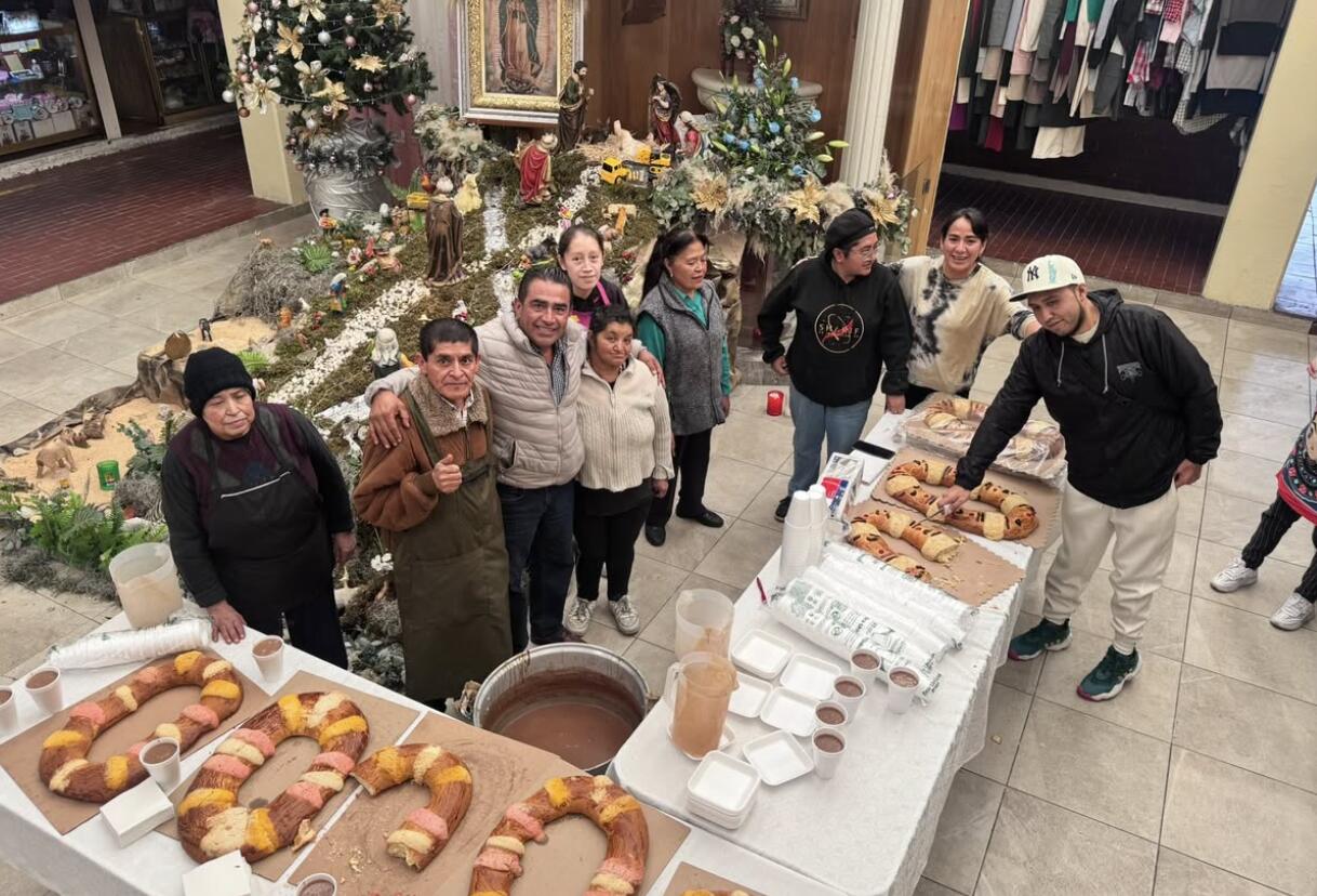 Rosca de Reyes en el Mercado Municipal