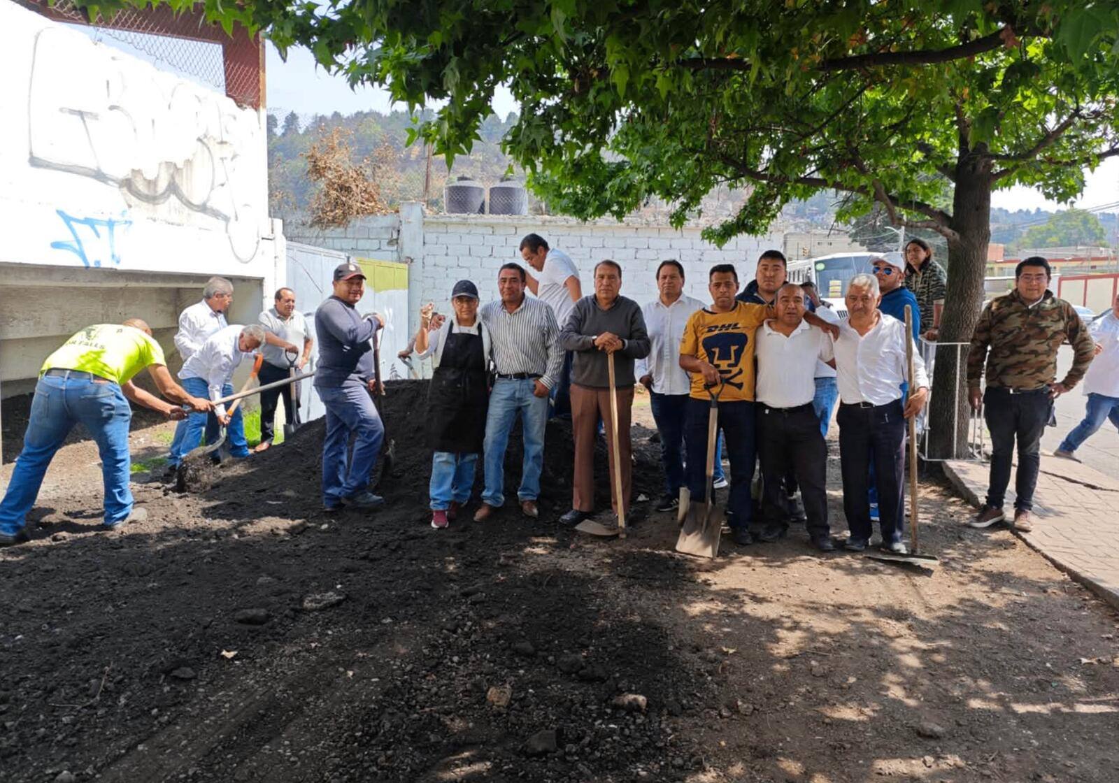 Trabajo comunitario en Ocoyoacac